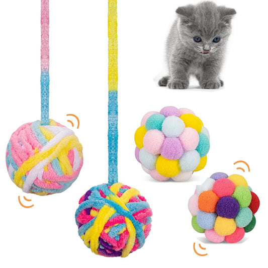 Cat Balls with Bells Interactive